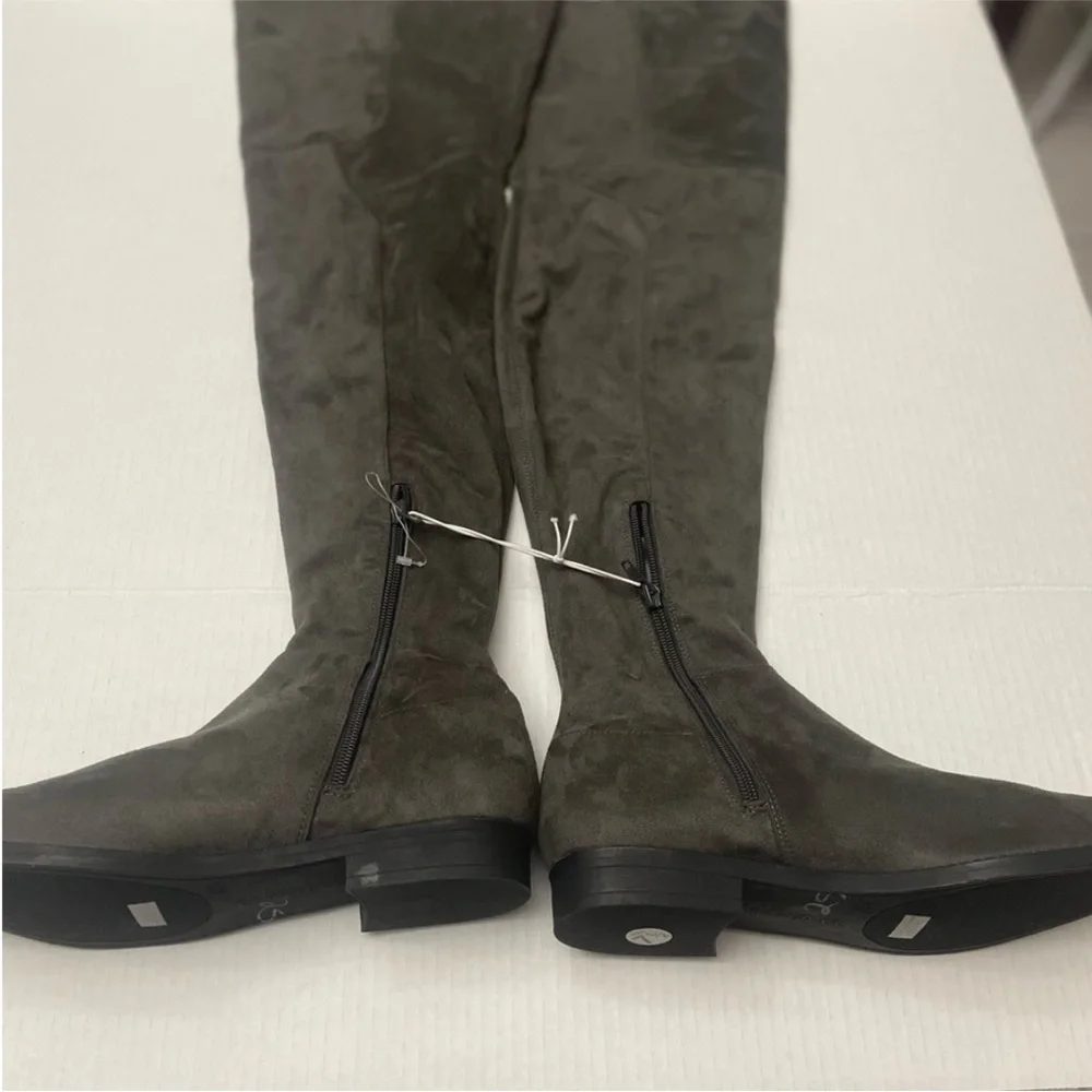 Suede Over-the-Knee Boots